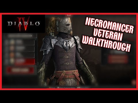 Diablo 4 [2023] - Necromancer Veteran Difficulty - Full Game Walkthrough - Part 1 [PC] [ULTRA]