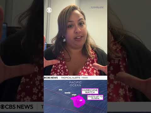Details of Tropical Storm Lala's path toward Hawaiian Islands #shorts
