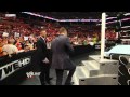 Raw: The Miz attacks John Cena before their 