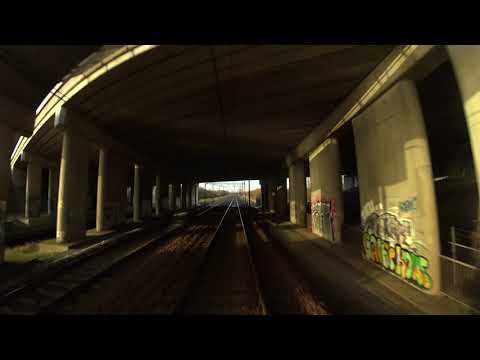 A train driver's view: Hoorn - Haarlem, SGM, 18-Jan-2020.