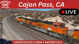 🔴Live🔴 Cajon Pass California, Summit / Silverwood Cam (BNSF'S CAJON SUB) live webcam