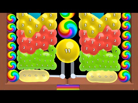 🎮 Melty Bubble healing puzzle vs 2048 super merge ball Gameplay walkthrough part #8