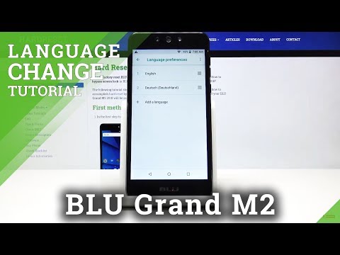 How to Change Language in BLU Grand M2 – Language Settings