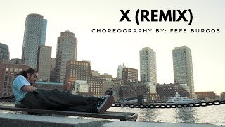 X (Remix) - Nicky Jam Y J. Balvin Feat. Mula &amp; Ozuna | FeFe Burgos Choreography 4K