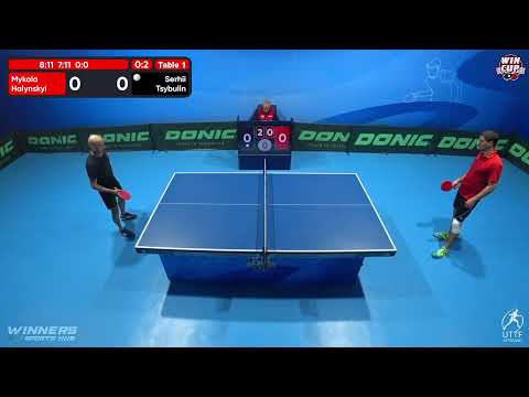 17:00 Mykola Halynskyi 0-3 Serhii Tsybulin West 3 WIN CUP 21.10.2022 | TABLE TENNIS WINCUP