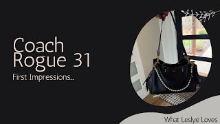 My First Bag Purchase of 2026 🤍 Coach Rogue 31 Unboxing & First Impressions