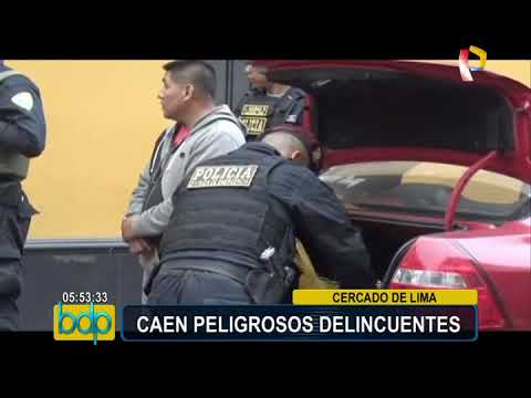 Cercado: desarticulan banda de travestis que asaltaba a transeúntes