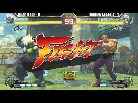 SSF4 AE 2012 Winners Final Rush Hour vs Empire Arcadia - 2 v 2 Team Battle @ Next Level