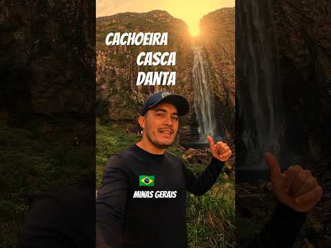 CACHOEIRA CASCA DANTA, serra da canastra mg #minasgerais #viagemdemoto #porai