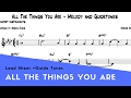 Learn and memorize jazz tunes in 3 steps!
