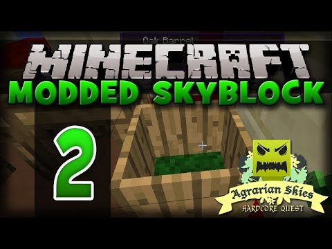 Minecraft - MODDED Skyblock: 2 - Starving for Stone (Agrarian Skies Modpack)