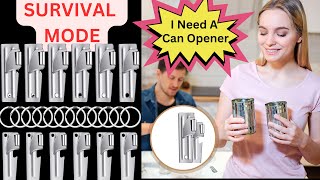 Military Style Can Opener with Key Ring Review P-38 and P-51