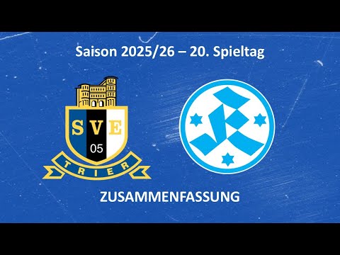 SVE-TV: Eintracht Trier vs. Stuttgarter Kickers- Highlights (20. Spieltag Saison 25/26)