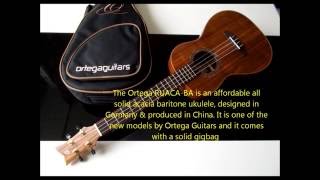 Video thumbnail for Ortega RUACA BA baritone ukulele - review in sound and images by Ukulogics by Erik A.M.M. de Beer