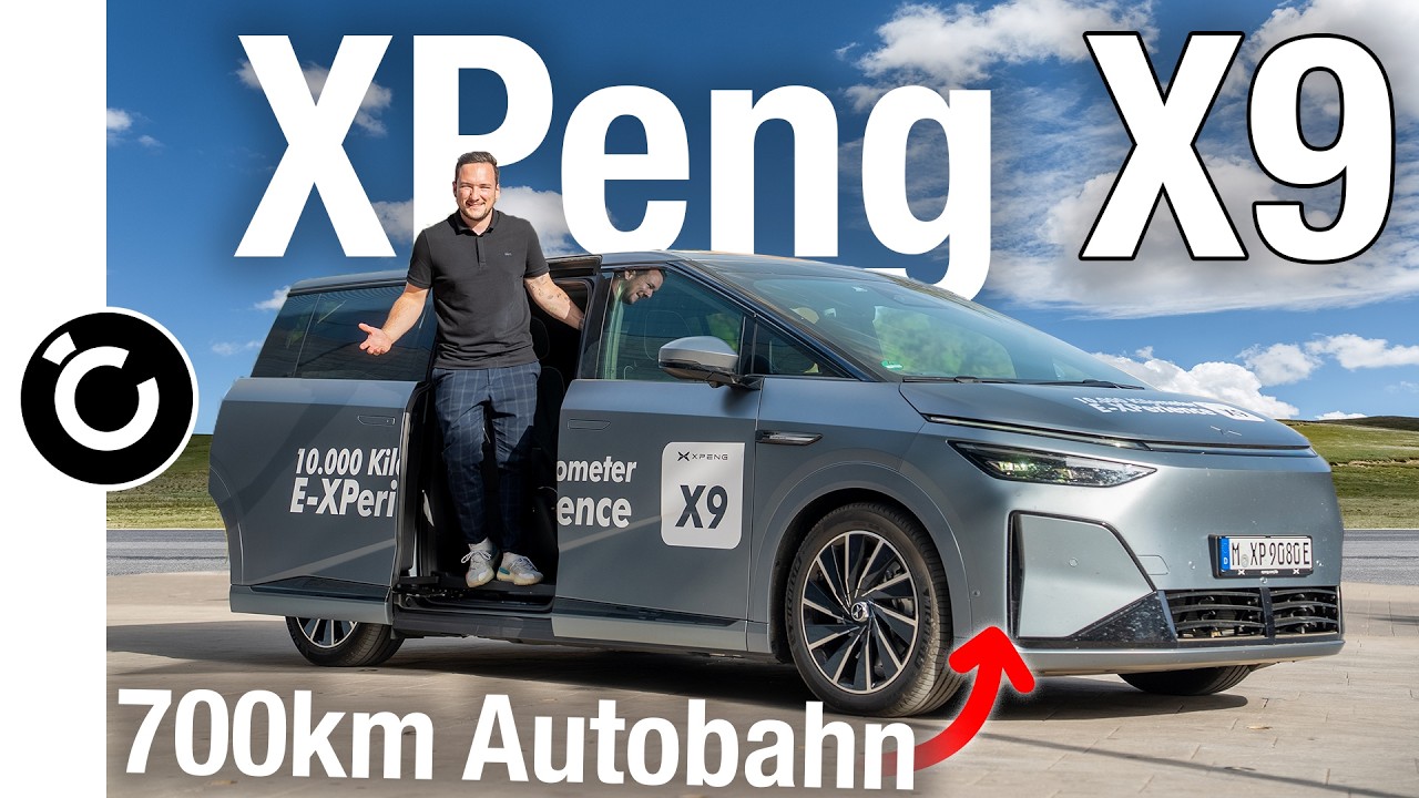 XPeng X9 Elektro Van Ersteindruck: 700km Autobahn, 800V, Hitze-Problem...