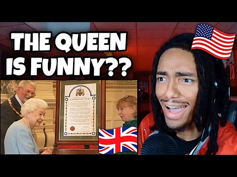 AMERICAN REACTS To Queen Elizabeth II's FUNNIEST Moments