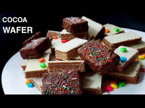Perfect Homemade Wafer |how to make cocoa wafer