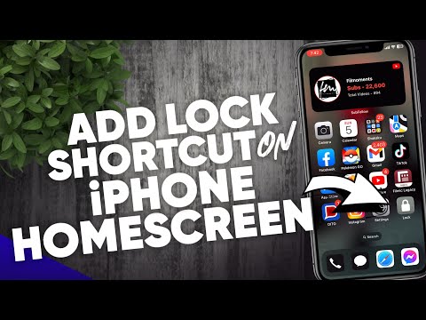 How to add Lock Shortcut Icon on iPhone Homescreen