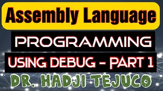 Assembly language tutorial 1 - Using Debug Part1