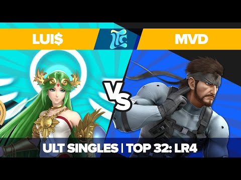 Lui$ vs MVD - Ultimate Singles Top 32: LR4 - Low Tide City | Palutena vs Snake