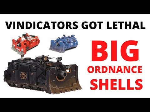 Vindicators to get BIG HITTING Firepower - Demolisher Cannon looking Strong!