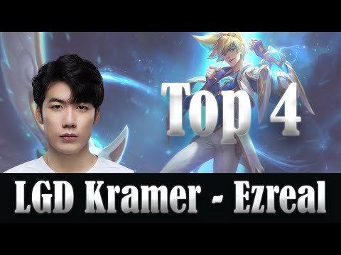 LGD Kramer (Ezreal Adc) Top Plays - LGD vs IG, LPL 2020 Summer Playoffs Quarter Final Highlights