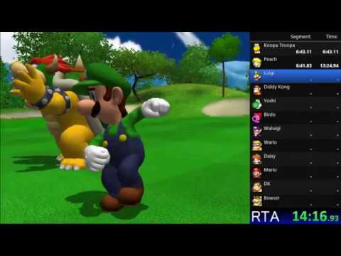 [TAS] Mario Golf Toadstool Tour: All Character Matches