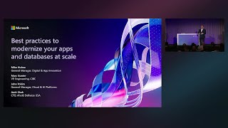 Best practices to modernize your apps and databases at scale