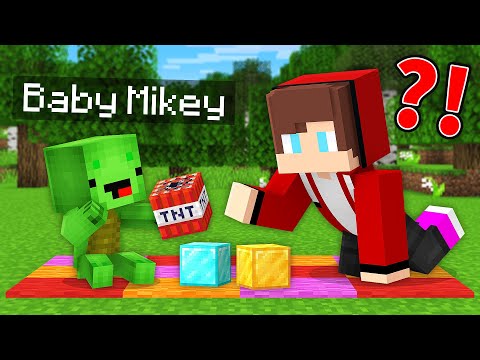 Transforming into a Baby in Minecraft