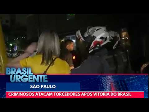 Ladrões aproveitam vitória do Brasil e roubam torcedores em SP | Brasil Urgente