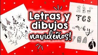 Letras y dibujos NAVIDEÑOS! 🎄 Especial de Navidad✨