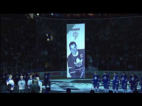 Ted "Teeder" Kennedy Honoured in a pre-game Ceremony - October 13th 2009 (HD)