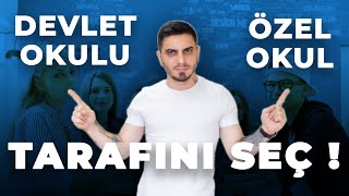 Özel Okul Vs Devlet Okulu ! Farklı bir bakış açısı ile yorumladım. #eğ