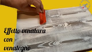 Dipingere e decorare con effetto venatura con venalegno. effetto madera