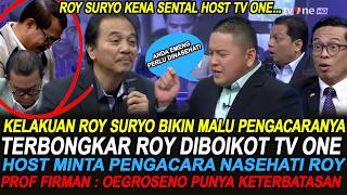 Download lagu GEGER ! TERNYATA SELAMA INI ROY SURYO DIBOIKOT TV ONE - HOST TV GERAM, SEBUT BADUT BELAGU !? mp3