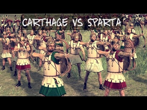 Total War Rome 2 Online Battle 57 Carthage vs Sparta