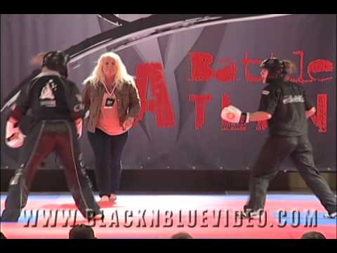 Chelsey Nash vs Kelsey Friedlander 2013 Battle of Atlanta Karate Tournament