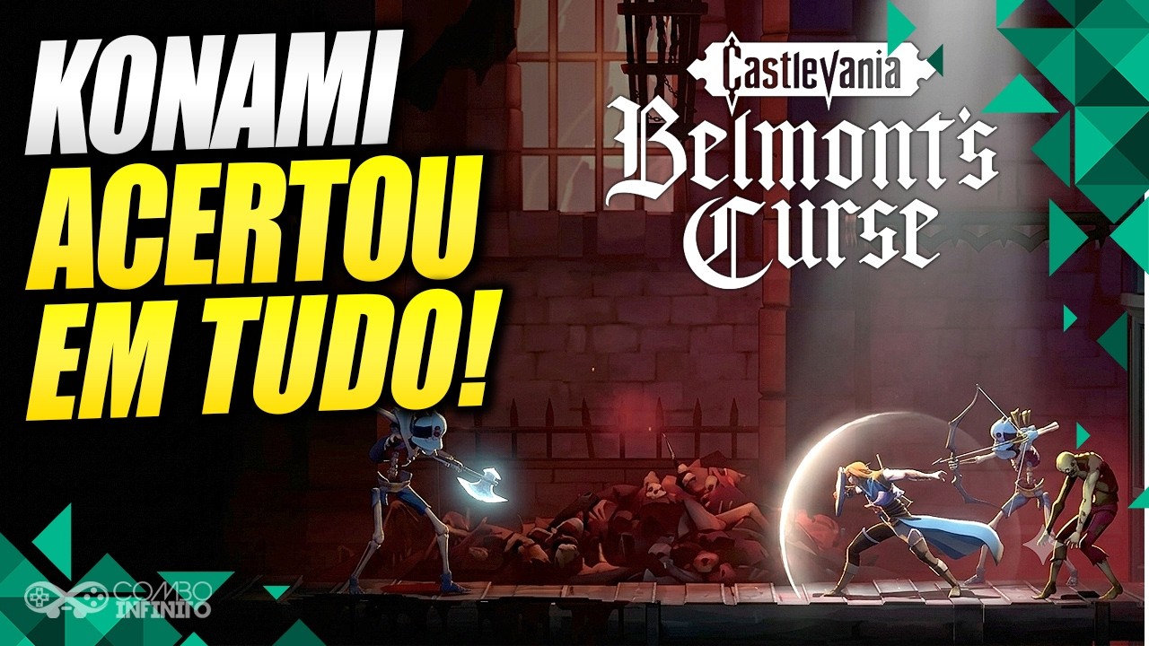 A KONAMI ACERTOU EM TUDO! Reagimos ao Novo Gameplay de Castlevania Belmont's Curse