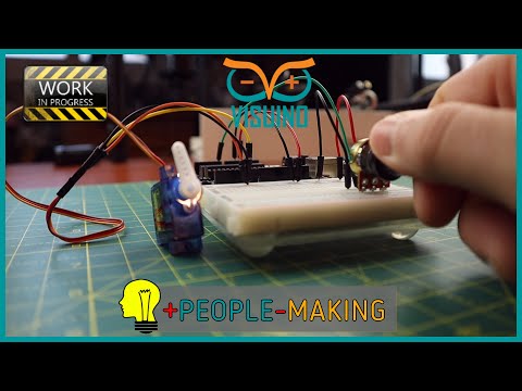 Visuino Pro - Tutorial 002- Controllo Servomotore con potenziometro