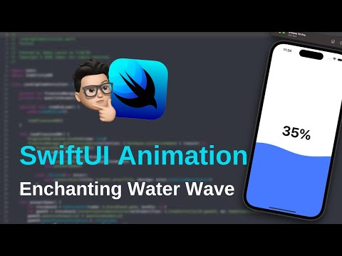 Enchanting Water Wave Animation  | Lofi Beats | SwiftUI Effects