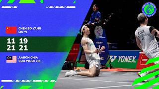 Chen Bo Yang/Liu Yi 0-2 Aaron Chia/Soh Wooi Yik | Separuh Akhir | Beregu Lelaki | All England 2026