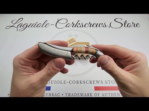 Laguiole Corkscrew Woodstock Marquetry By Laguiole en Aubrac