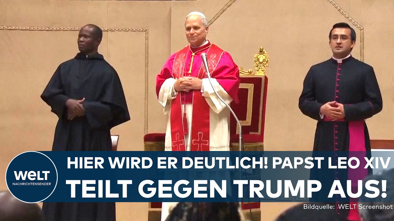 PAPST LEO XIV: Ansage an Trump aus dem Vatikan! Neujahrsansprache ist ungewöhnlich deutlich