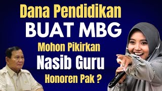 Download lagu Ustadazah Mumpuni,Dana Pendidikan Buat MBG,Mohon Pikirkan Nasib Para Guru Honoren Pak ! #mumpuni mp3