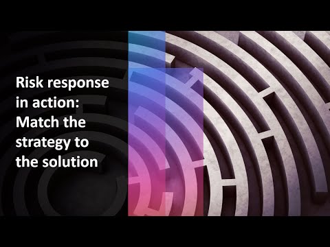 Risk response in action: Match the strategy to the solution
