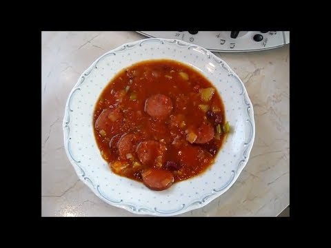 Thermomix TM 31 Serbische Bohnensuppe mit Cabanossi