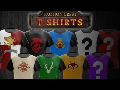 TW:W Faction Heraldry T-Shirts; Available Now (For a Limited Time)