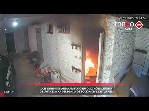 Incêndio em cela da Delegacia de Torres expõe desafios na segurança carcerária