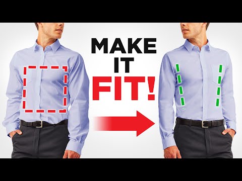 How To Tailor Your Own Dress Shirt (No More Muffin Top)
