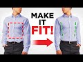 How To Tailor Your Own Dress Shirt No More Muffin Top